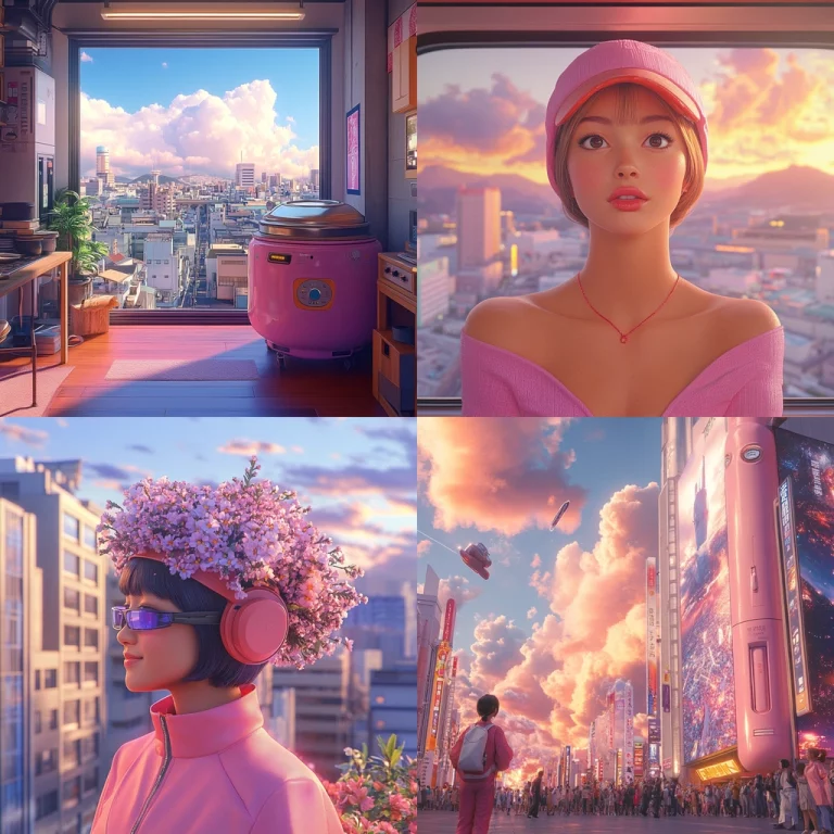 Pastel Urban Glow - Midjourney style sref code