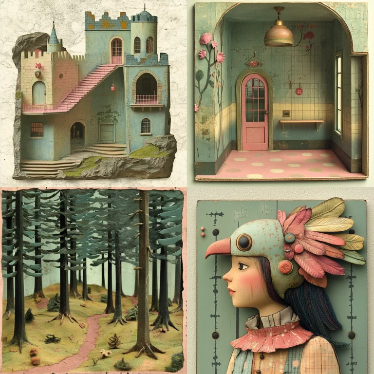 Pastel Gothic Whimsy - Midjourney style sref code