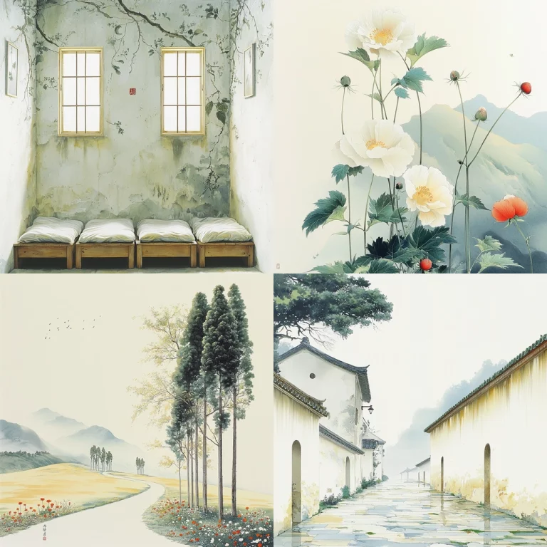 Pastel Textured Calm - Midjourney style sref code