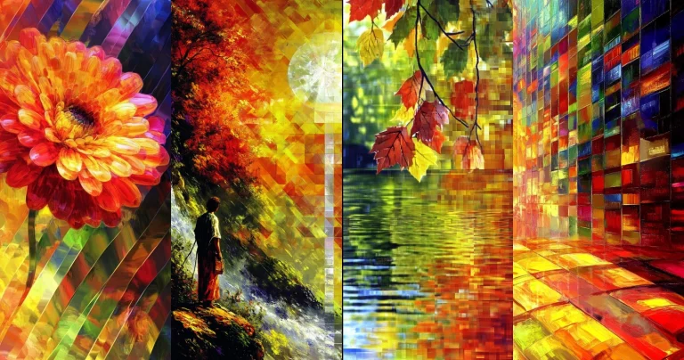 Vivid Mosaic Illumination - Midjourney style sref code