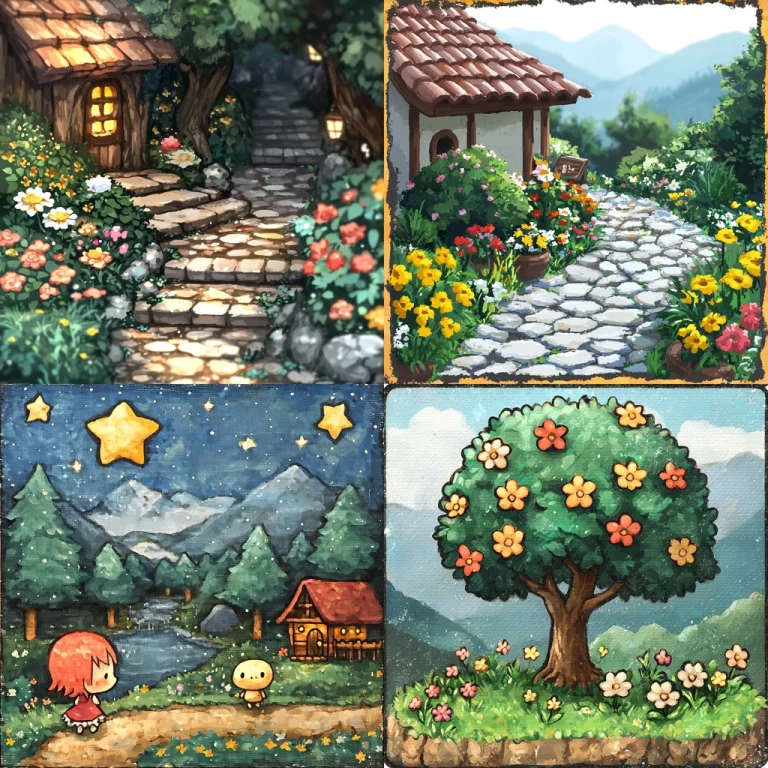 Whimsical Rustic Charm - Midjourney style sref code