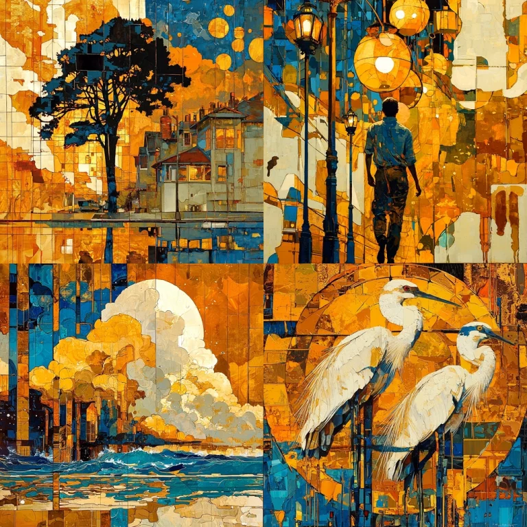 Vivid Cubist Cross-Lighting - Midjourney style sref code