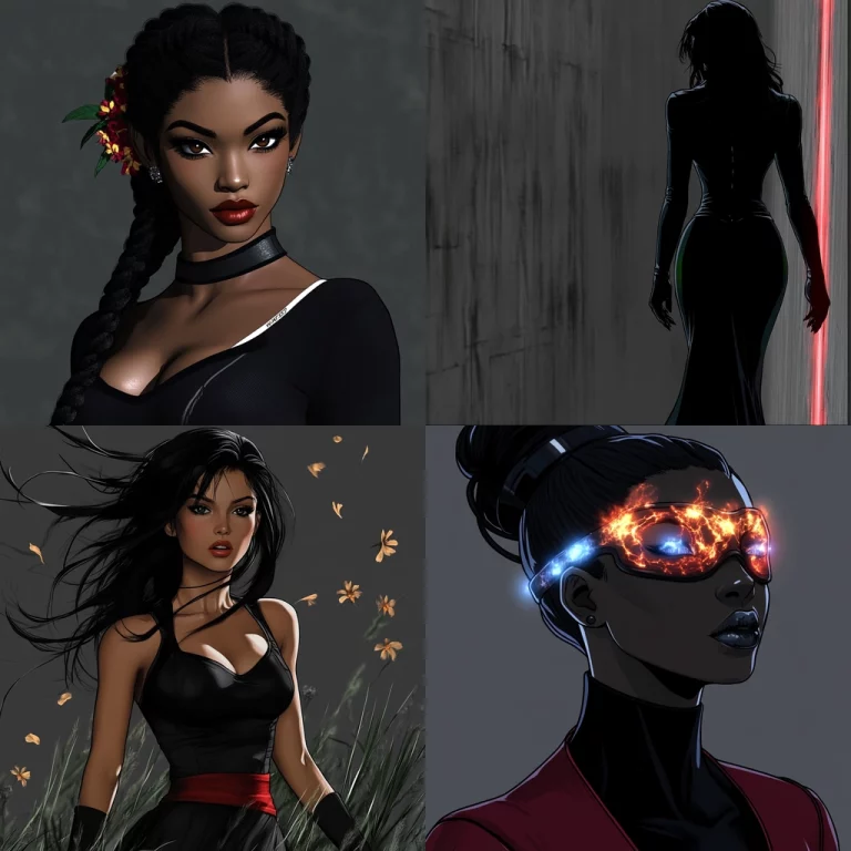 Silhouette and Bold Contrast - Midjourney style sref code