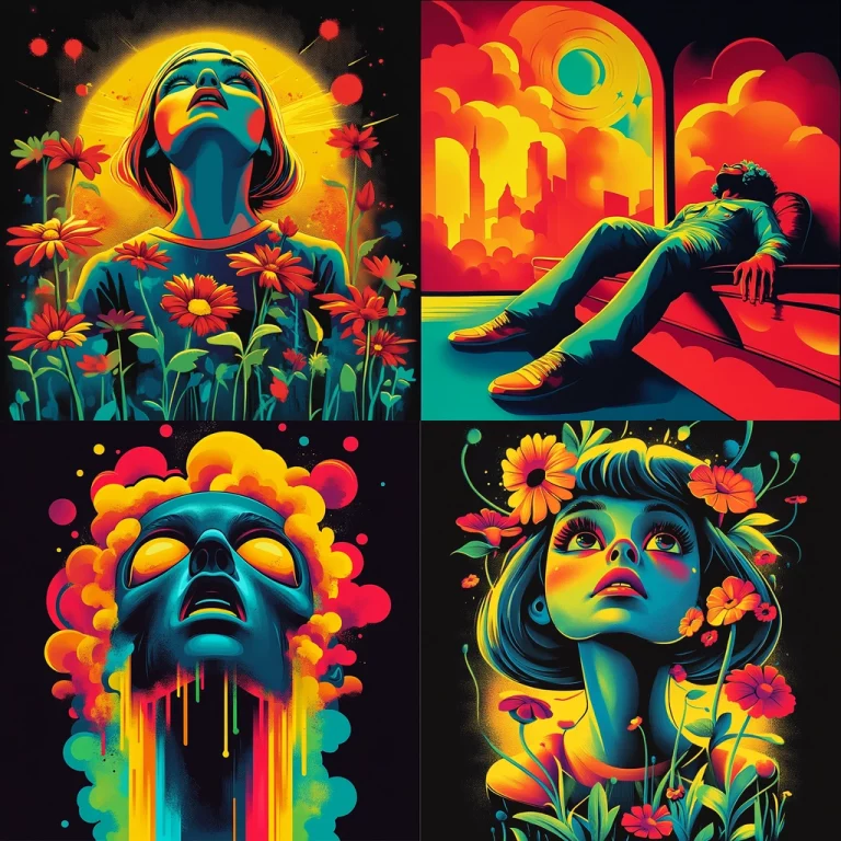 Vivid Technicolor Illumination - Midjourney style sref code