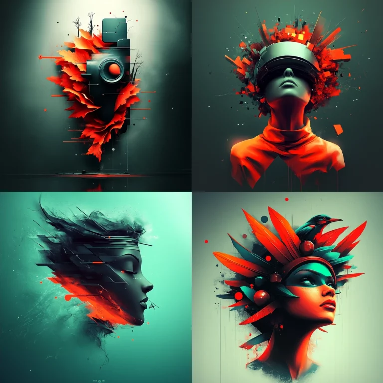 Vibrant Futuristic Surrealism - Midjourney style sref code