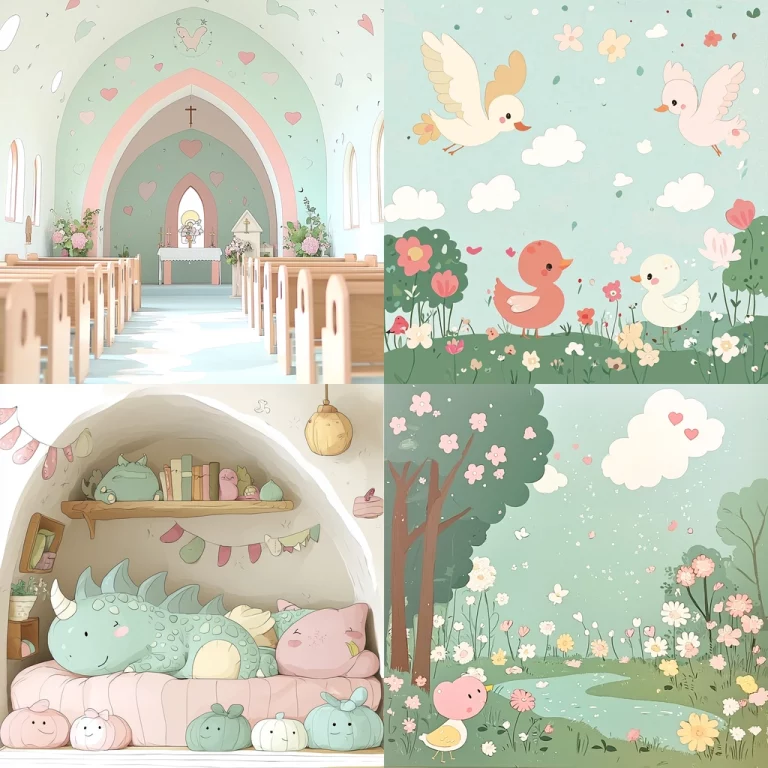 Pastel Dreamy Illustration - Midjourney style sref code 