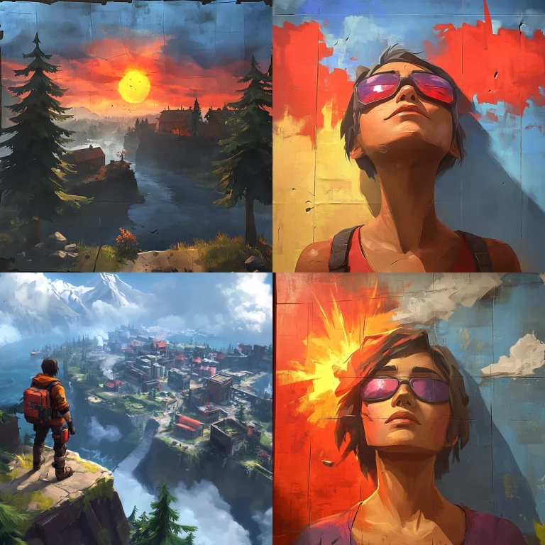 Vivid Sunset Adventure - Midjourney style sref code