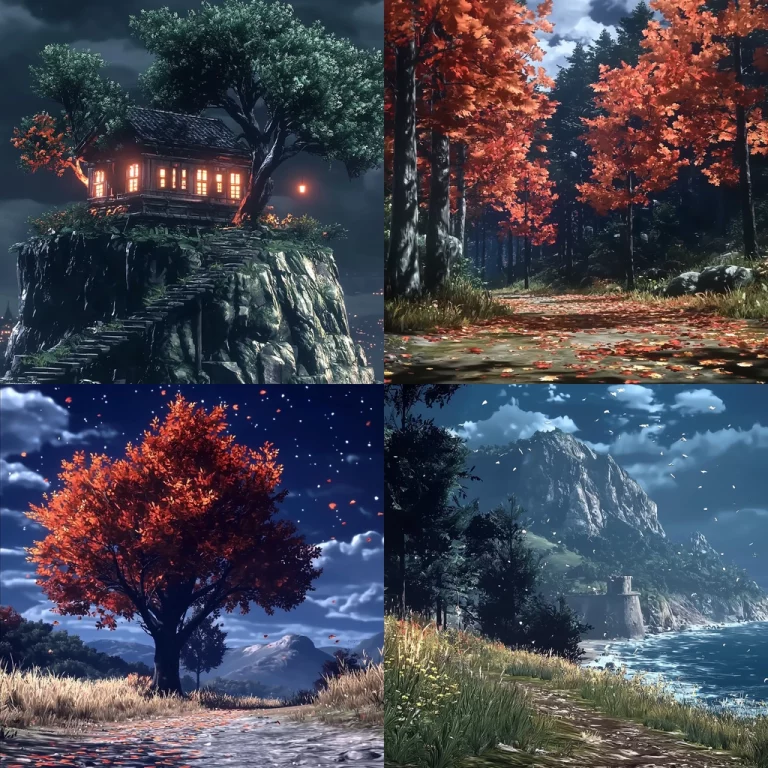 Luminous Autumn Realism - Midjourney style sref code 