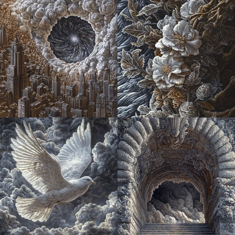 Cloud Vortex with Hyperreal Detail - Midjourney style sref code