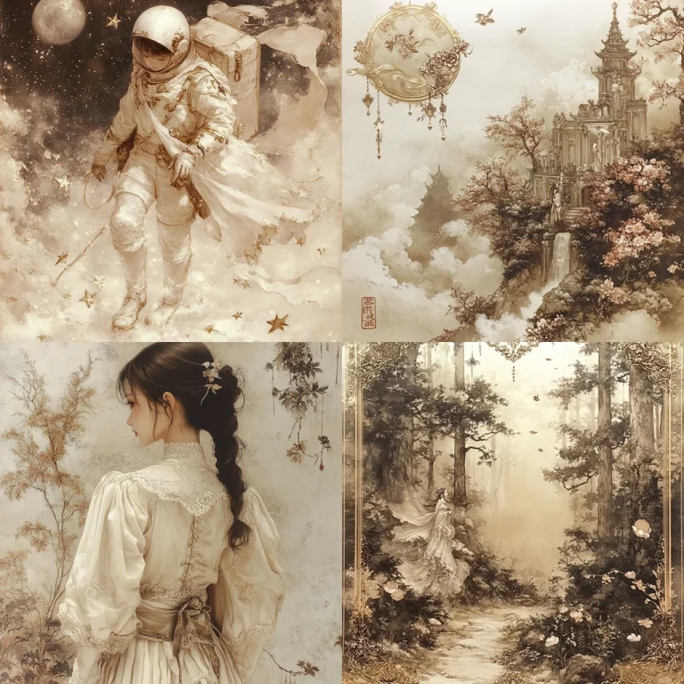 Sepia Dreamscape - Midjourney style sref code