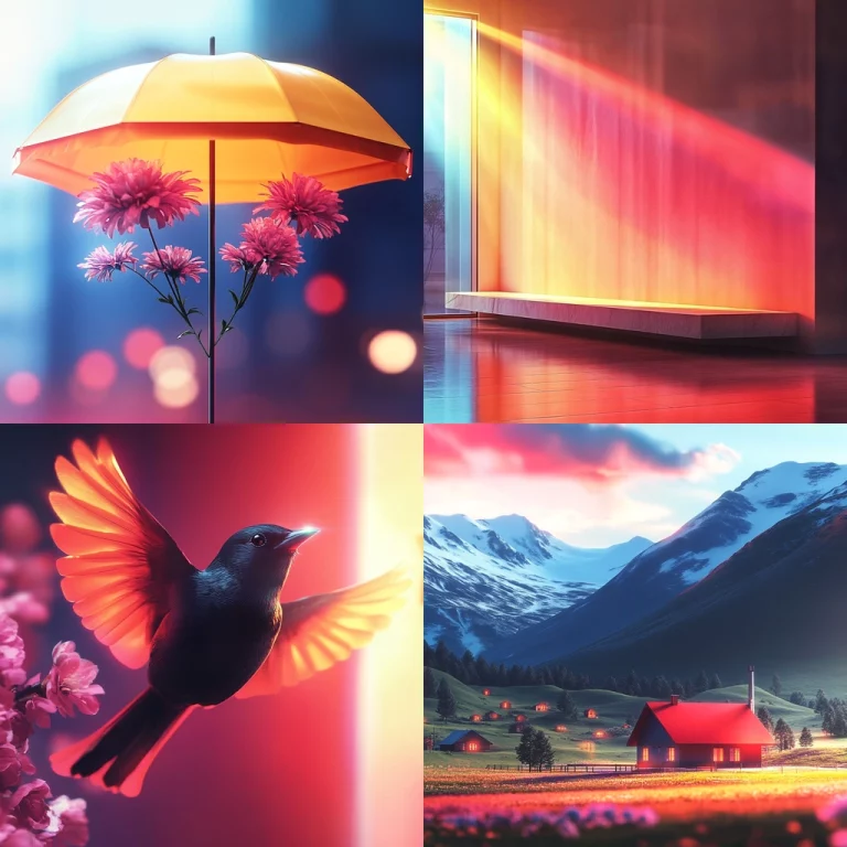 Vivid Warm Reflection - Midjourney style sref code