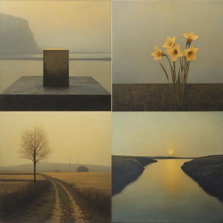 Muted Golden Realism - Midjourney style sref code