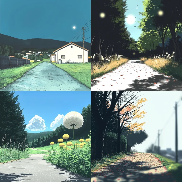 Natural Light Anime Aesthetic - Midjourney style sref code