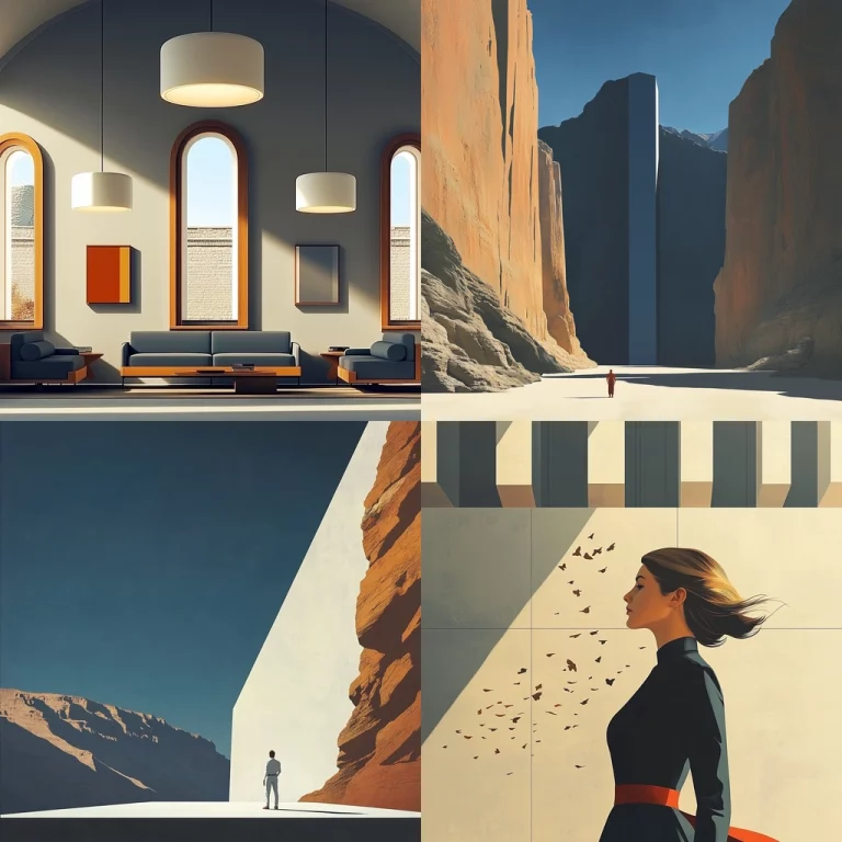 Clarified Shadow Modernism - Midjourney style sref code