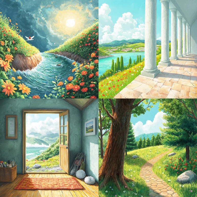 Bright Pastoral Luminosity - Midjourney style sref code