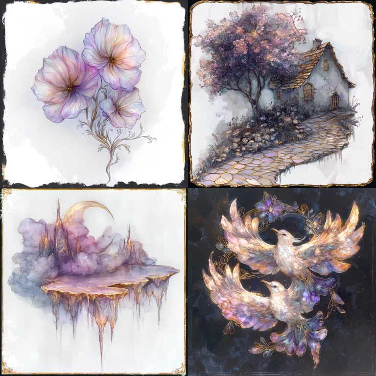 Pastel Ethereal Watercolor Effects - Midjourney style sref code