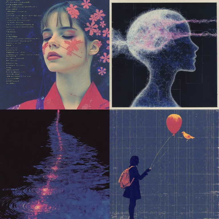 Textured Vibrant Light - Midjourney style sref code