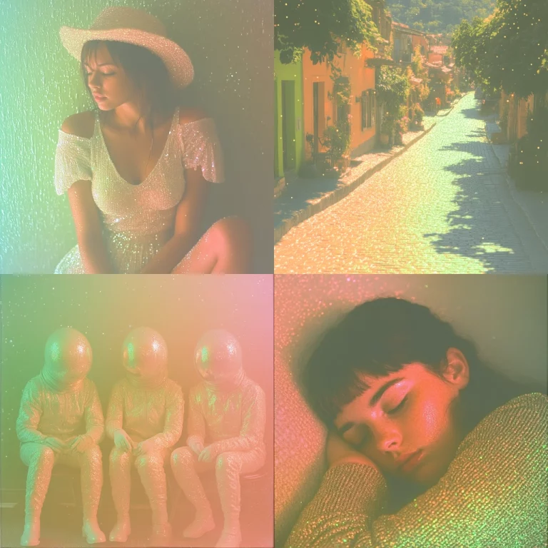 Iridescent Pastel Glow - Midjourney style sref code