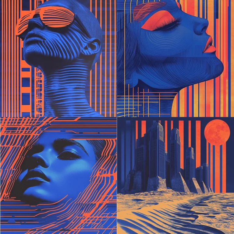 High Contrast Linework - Midjourney style sref code