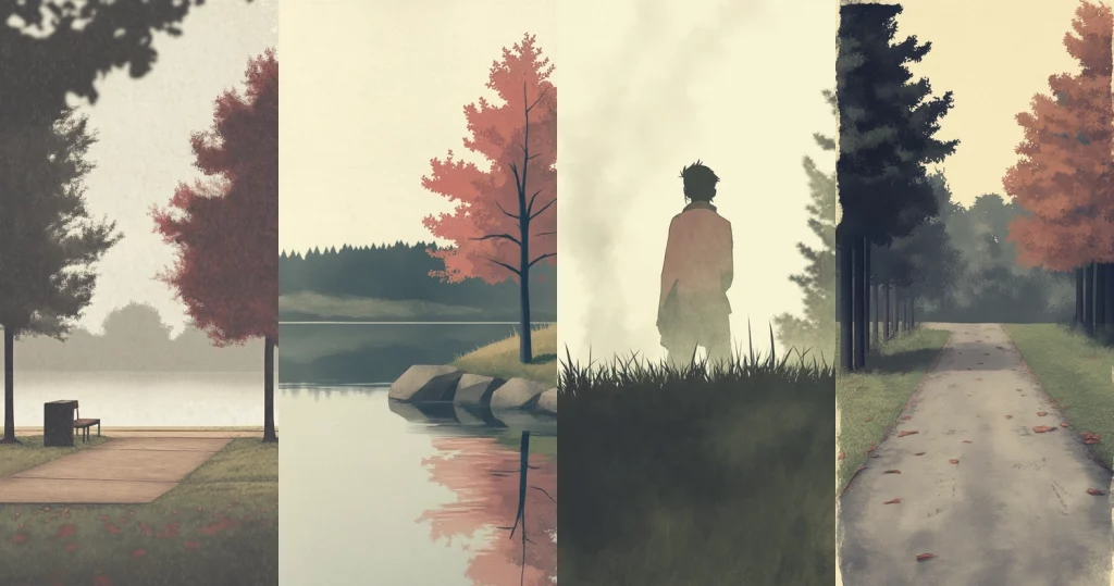 Soft Contrast Forest Palette - Midjourney style sref code