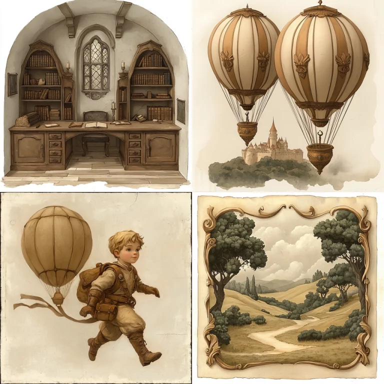 Vintage Sepia Illustration - Midjourney style sref code