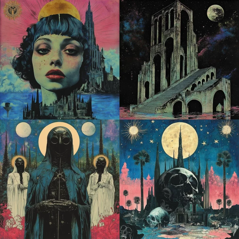 Gothic Surreal Cityscape - Midjourney style sref code