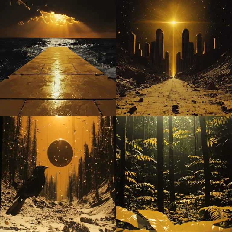 Golden Illumination and High Contrast - Midjourney style sref code