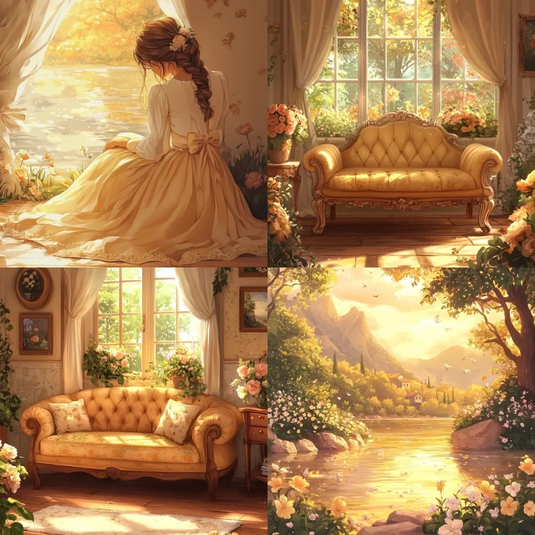 Sunlit Pastel Warmth - Midjourney style sref code