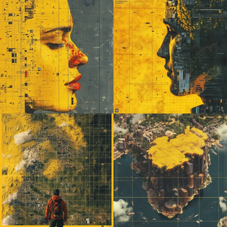 Geometric Urban Vista - Midjourney style sref code