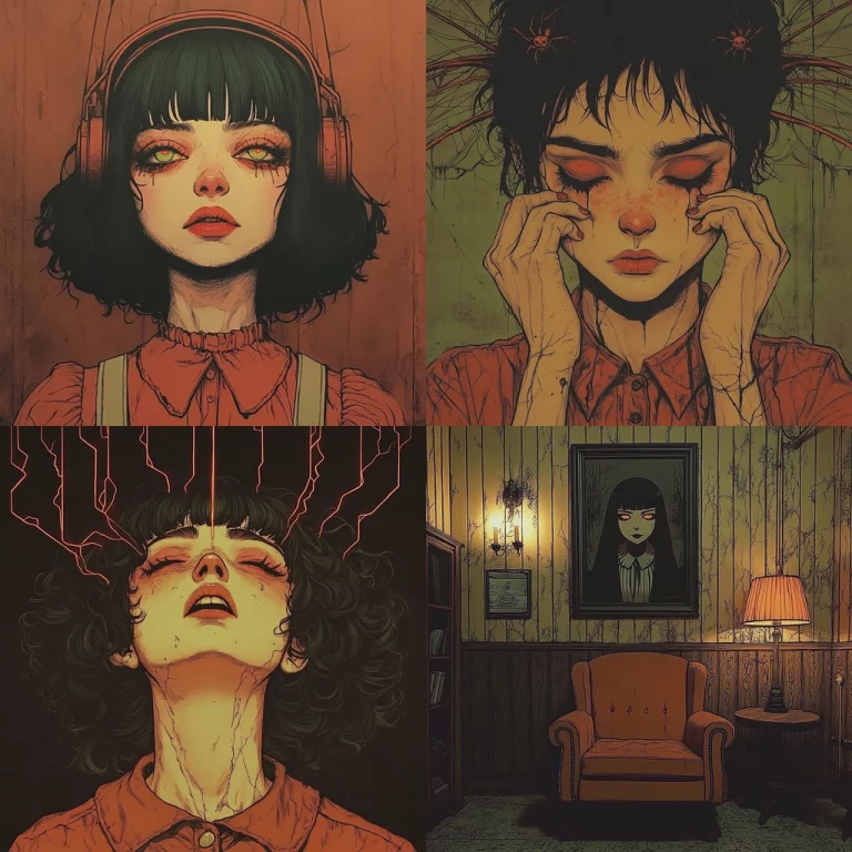 Textured Grunge Portraits - Midjourney style sref code