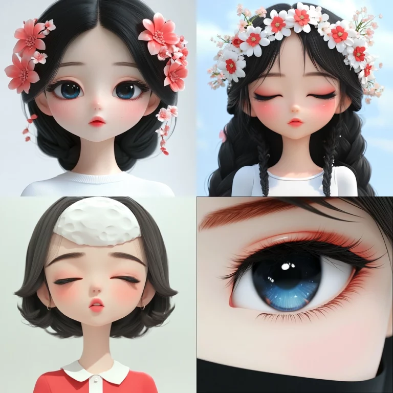 Floral Pastel Portrait - Midjourney style sref code