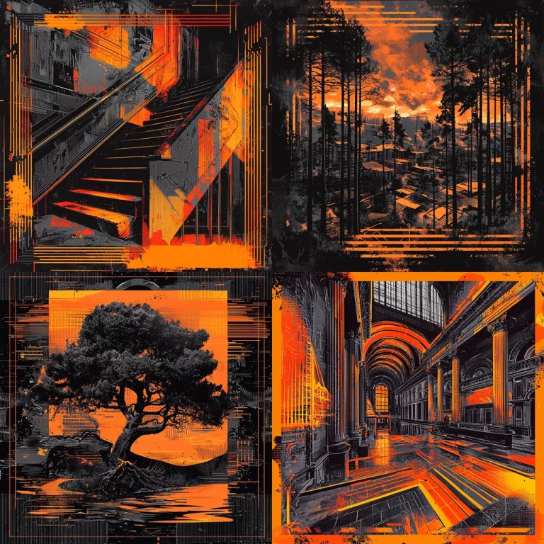 Neon Noir Grime - Midjourney style sref code