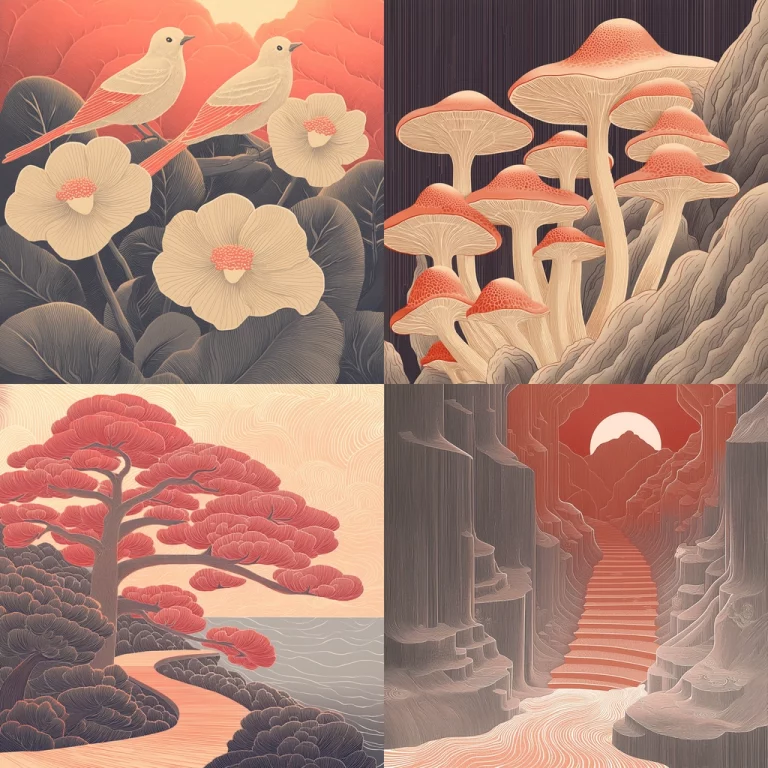 Warm Gradient Texture - Midjourney style sref code