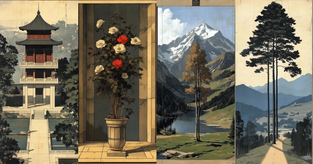 Textured Lighting with Natural Colors - Midjourney style sref code