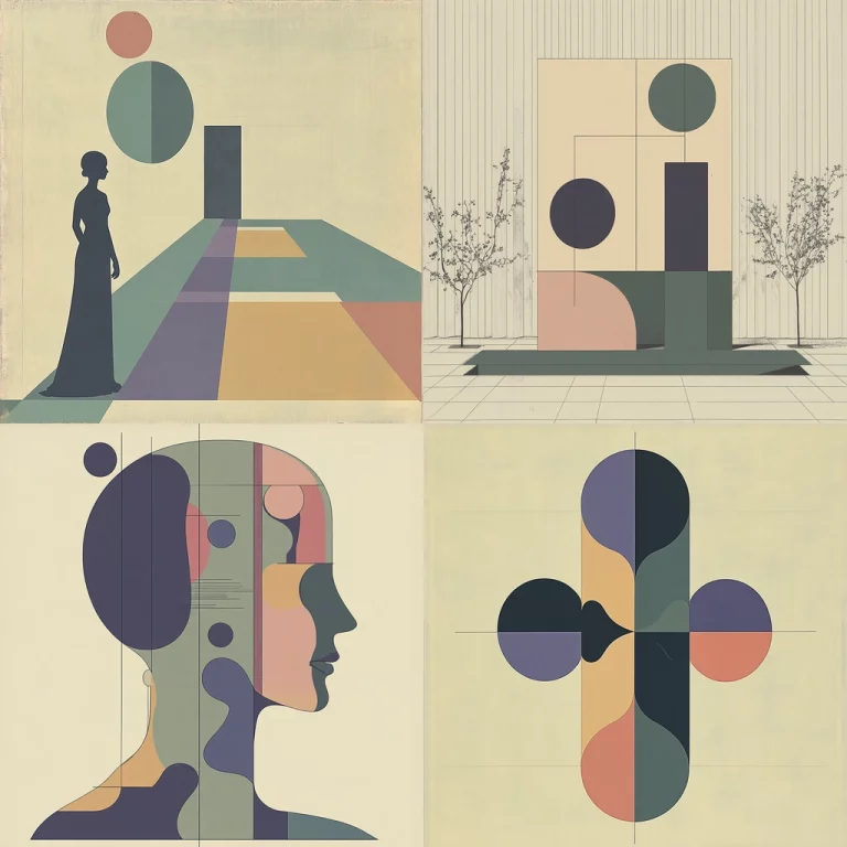 Geometric Soft Edge Palette - Midjourney style sref code