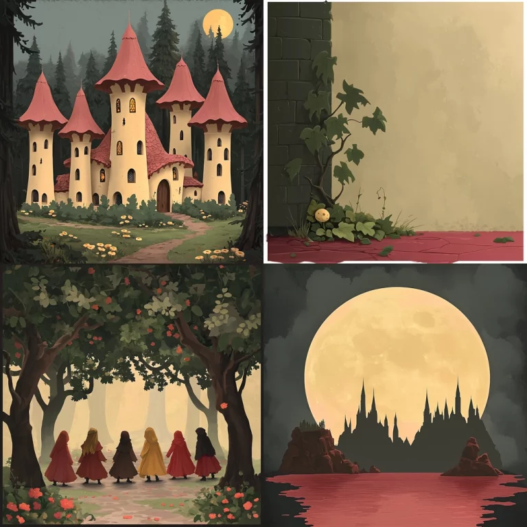 Muted Earthy Fairy Tale - Midjourney style sref code