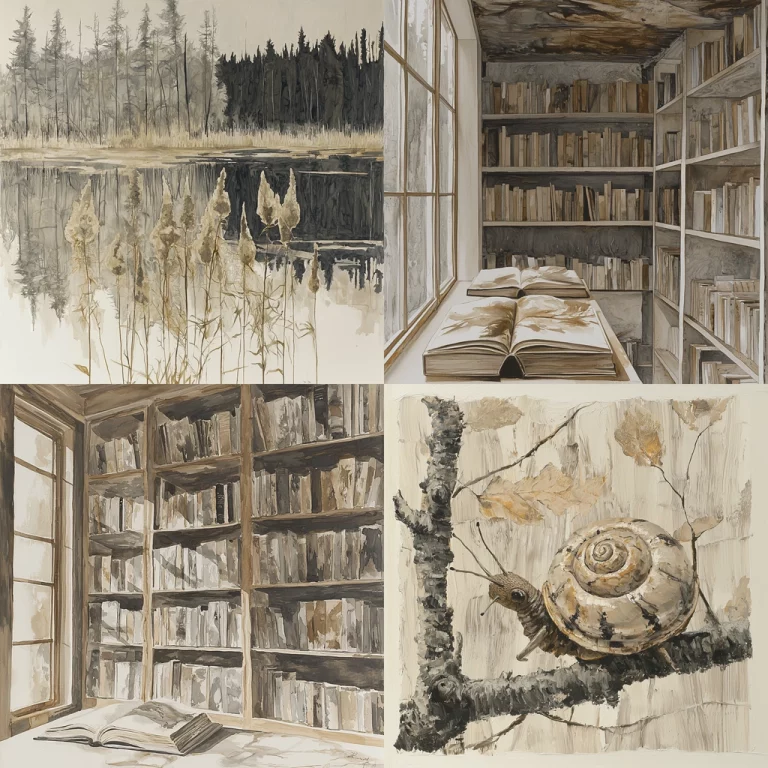 Muted Earth Tones with Natural Reflections - Midjourney style sref code