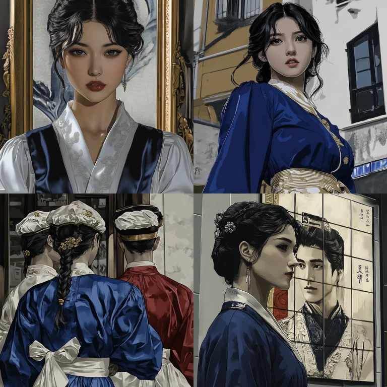 Detailed Color Contrasting - Midjourney style sref code