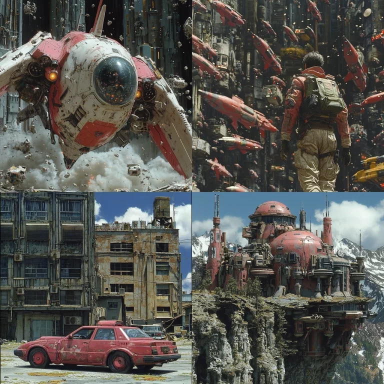 Rustic Futuristic Architecture - Midjourney style sref code