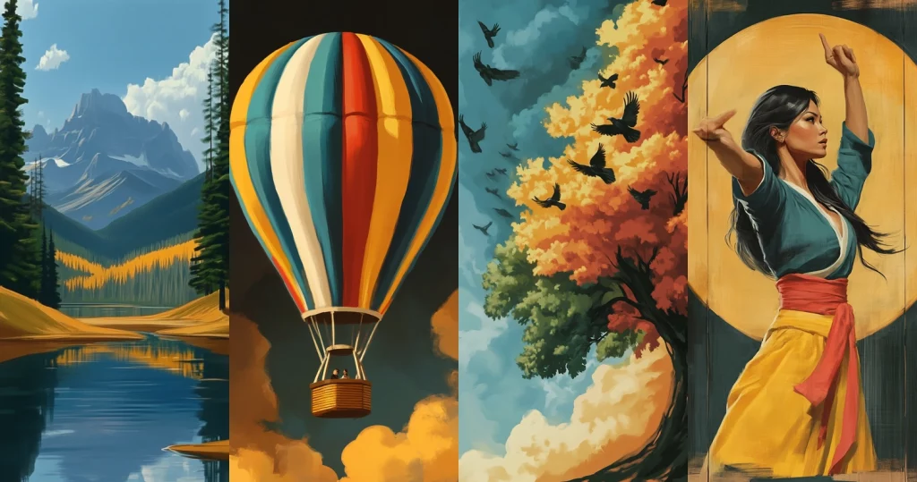 Vivid Contrast and Soft Lighting - Midjourney style sref code