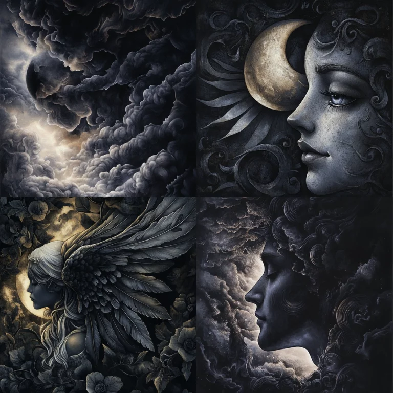 Mystic Cloud Shadowing - Midjourney style sref code