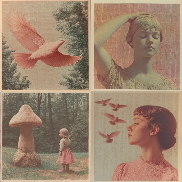 Soft Toned Vintage Imagery - Midjourney style sref code