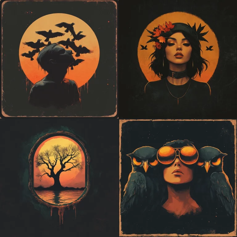 Dark Silhouette Surrealism - Midjourney style sref code