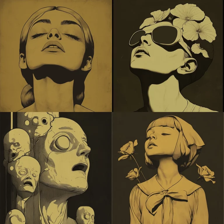 Monochrome Sepia Blend - Midjourney style sref code