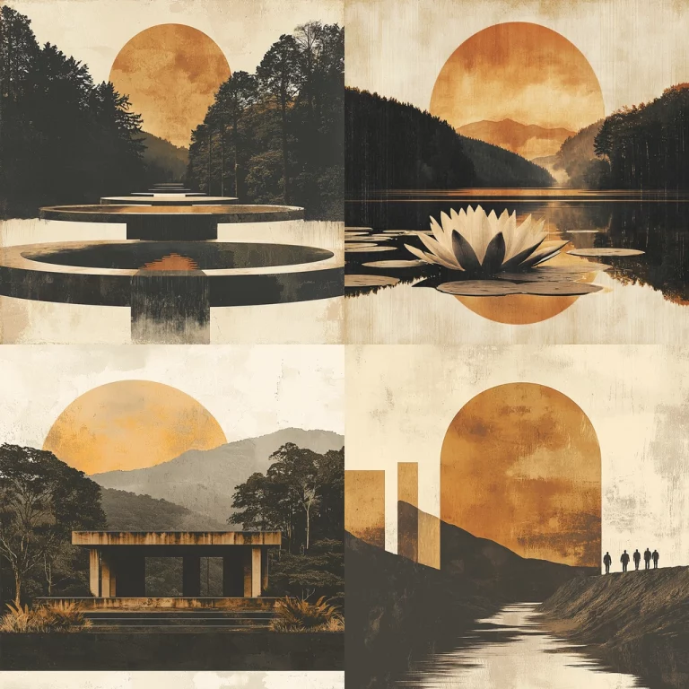 Vintage Sepia Toned Serenity - Midjourney style sref code