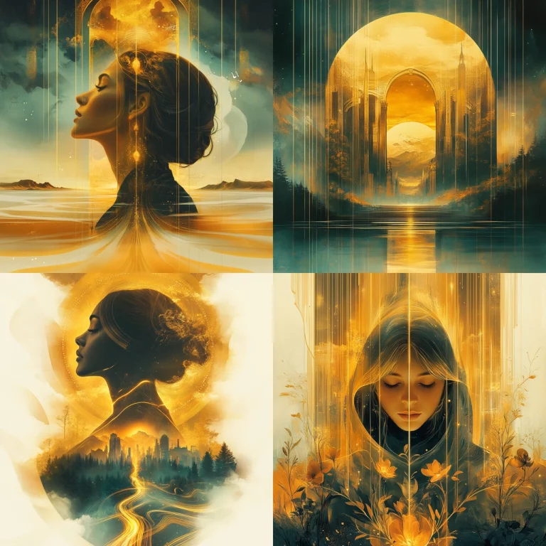 Luminescent Silhouette Illumination - Midjourney style sref code