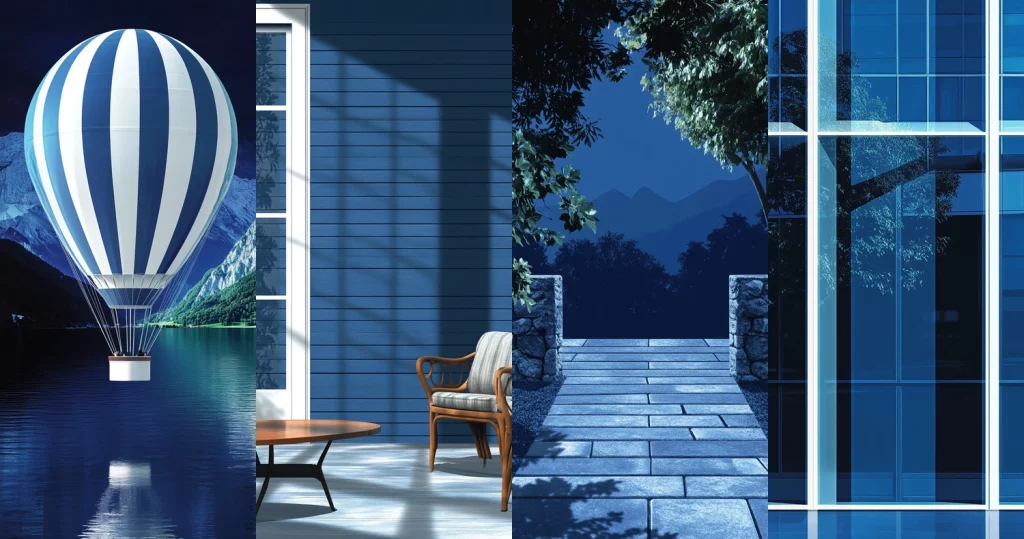 Cool Blue Lighting Effects - Midjourney style sref code