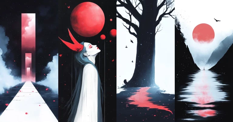 Monochrome Red Contrast - Midjourney style sref code