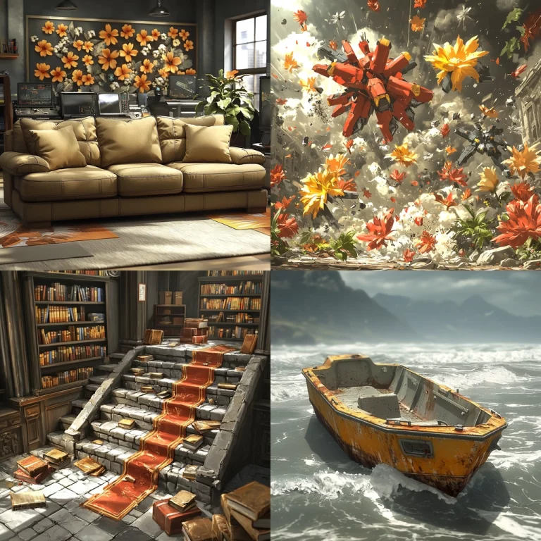 Warm Earthy Dimensional Dynamics - Midjourney style sref code