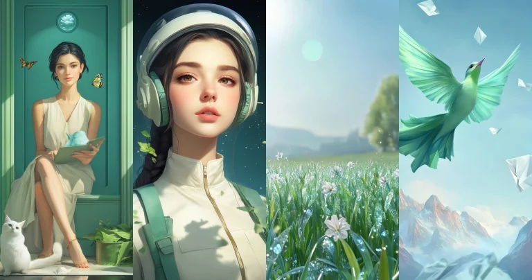 Soft Gradient Realism - Midjourney style sref code